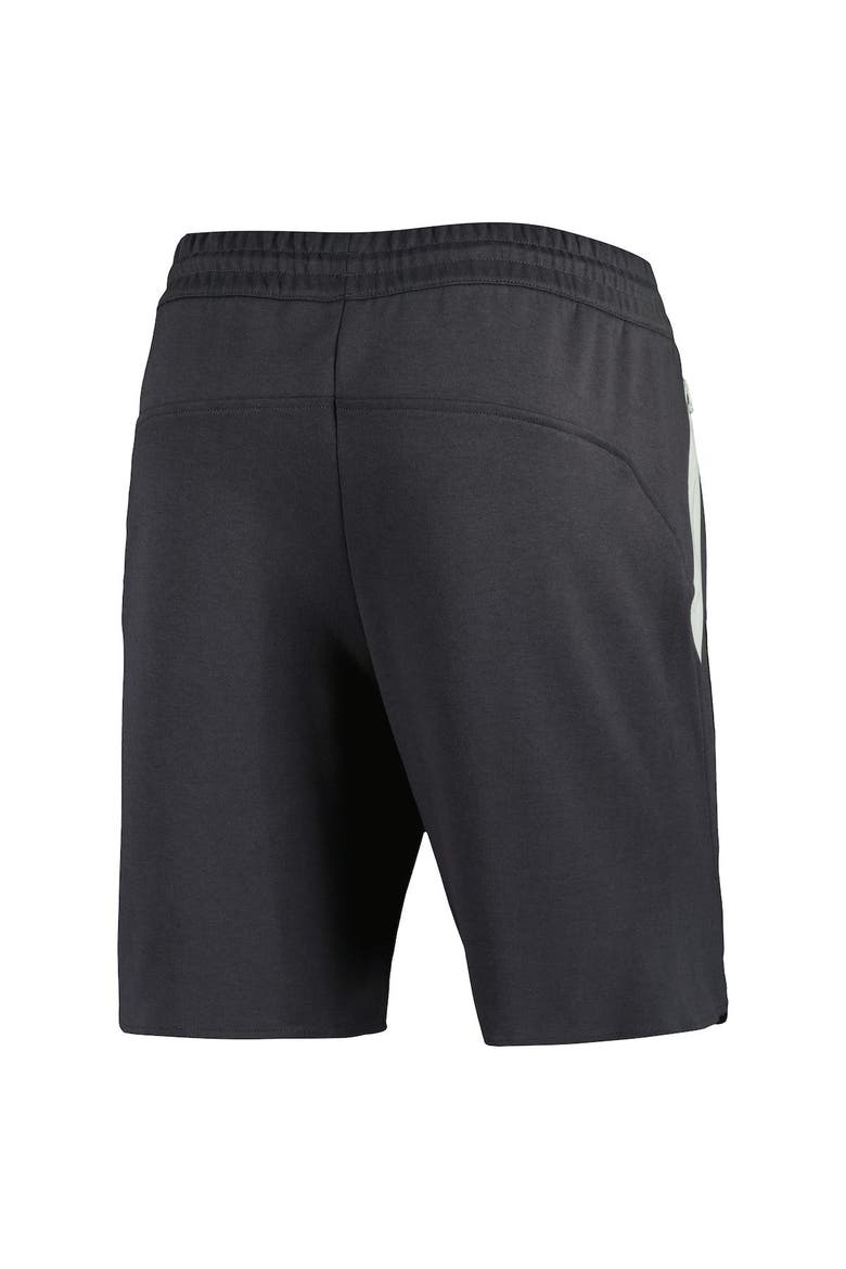 Men's adidas Black Nashville SC 2023 Player Travel Shorts, Alternate, color, Charcoal