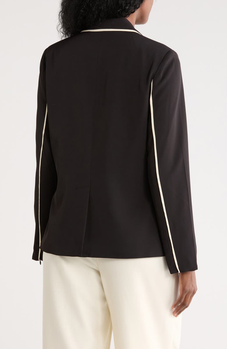 Nicole Miller Nora Blazer, Alternate, color, Very Black/ Rutabaga