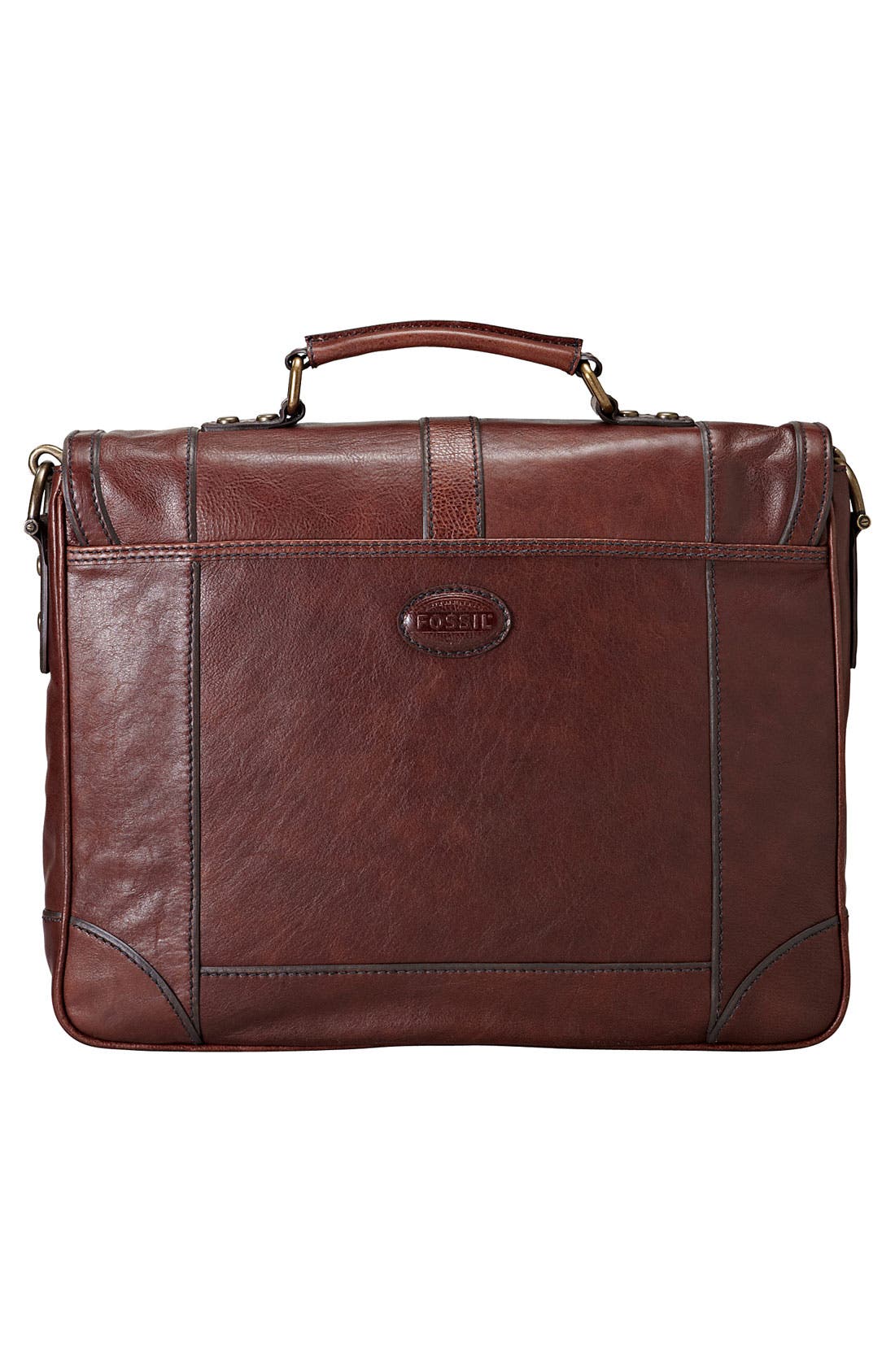 'Lineage' Messenger Bag, Alternate, color, BROWN