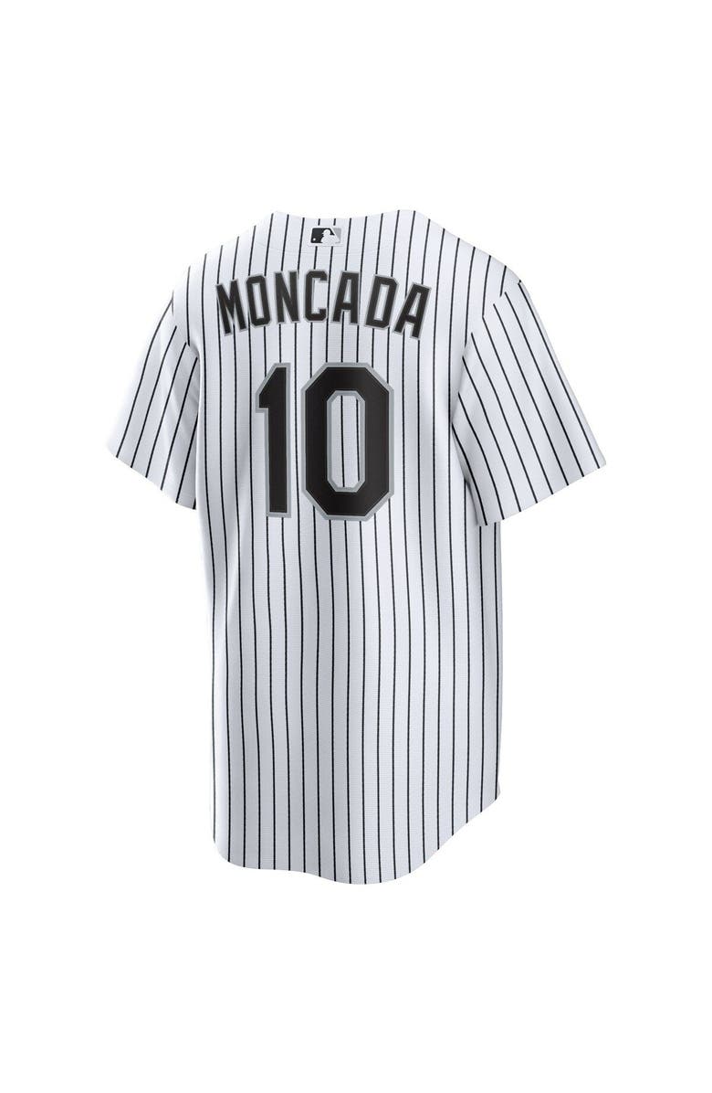 Nike Men's Nike Yoan Moncada White Chicago White Sox Home Replica Player Name Jersey, Alternate, color, 