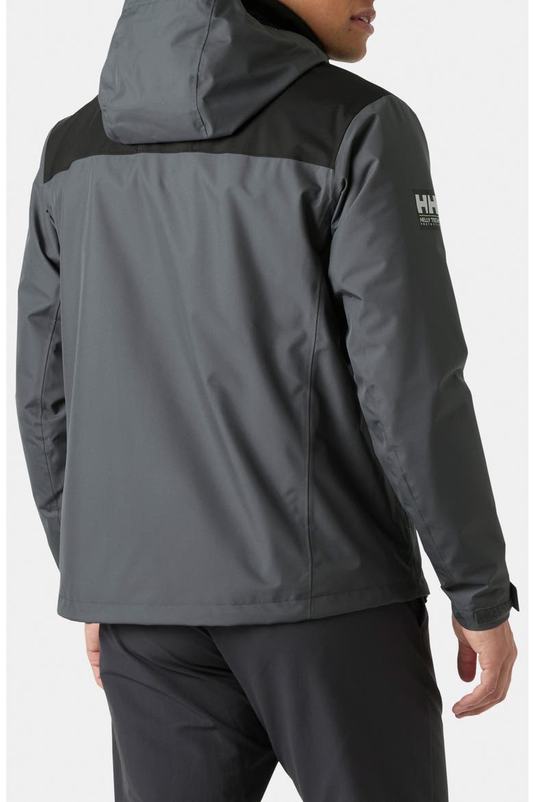 Crew Hooded Midlayer Jacket 2, Alternate, color, THUNDER GREY