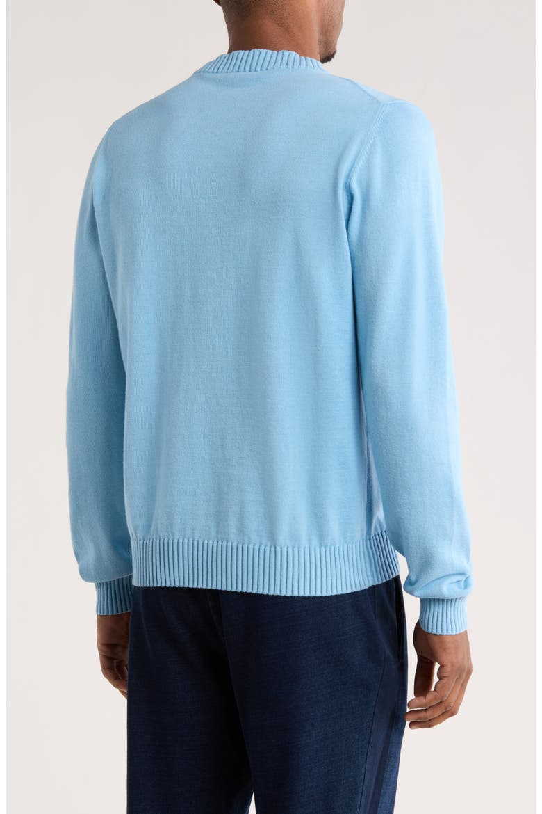San Cosmo Long Sleeve Cotton T-Shirt, Alternate, color, LIGHT PASTEL BLUE