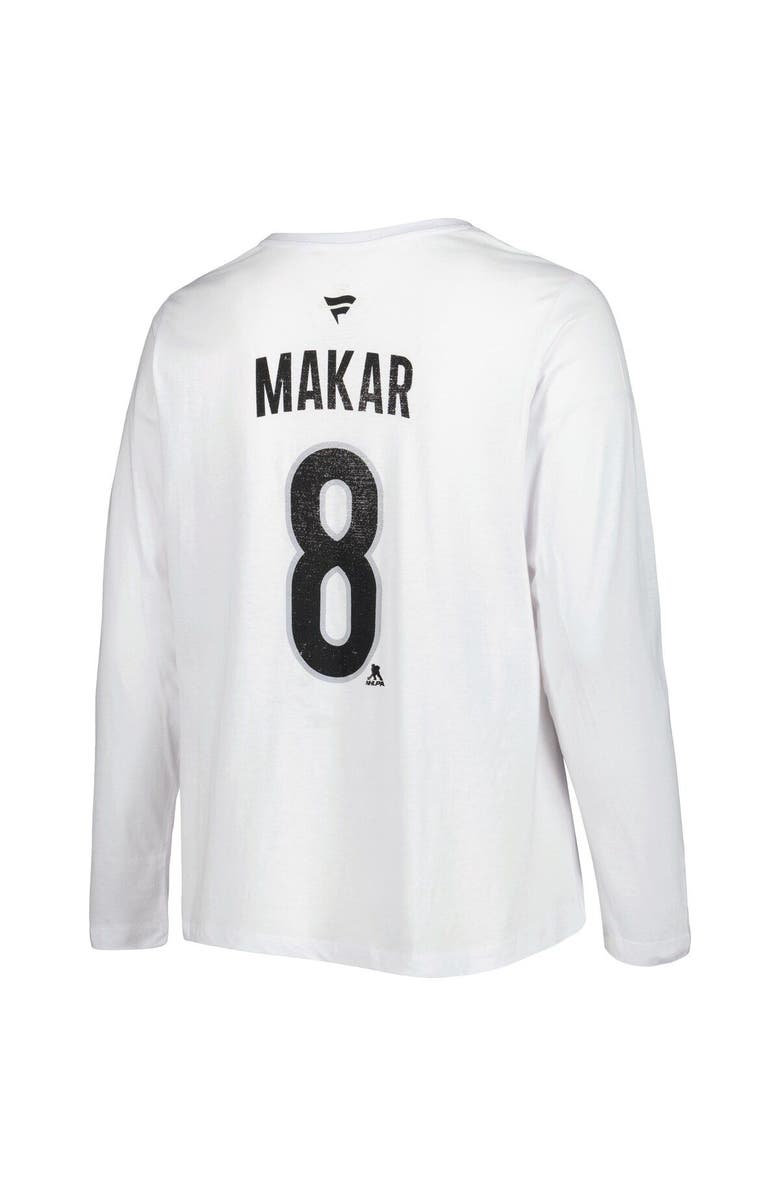 PROFILE Women
s Profile Cale Makar White Colorado Avalanche Plus Size Name 
Number Long Sleeve T-Shirt, Alternate, color, White