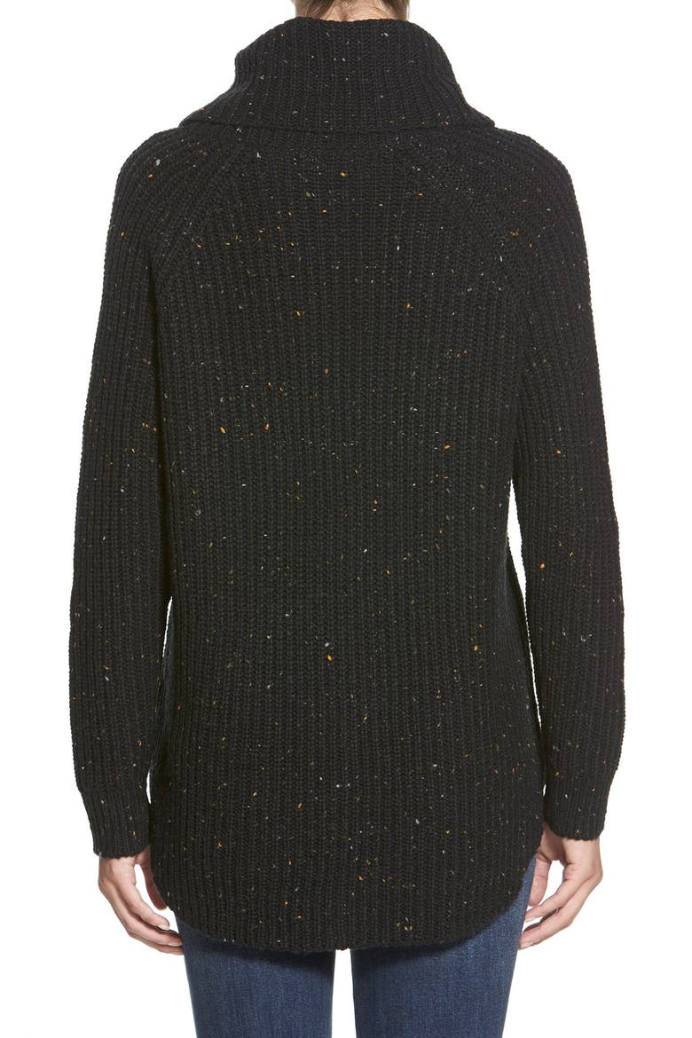 Turtleneck Sweater, Alternate, color, BLACK ARIES NEP