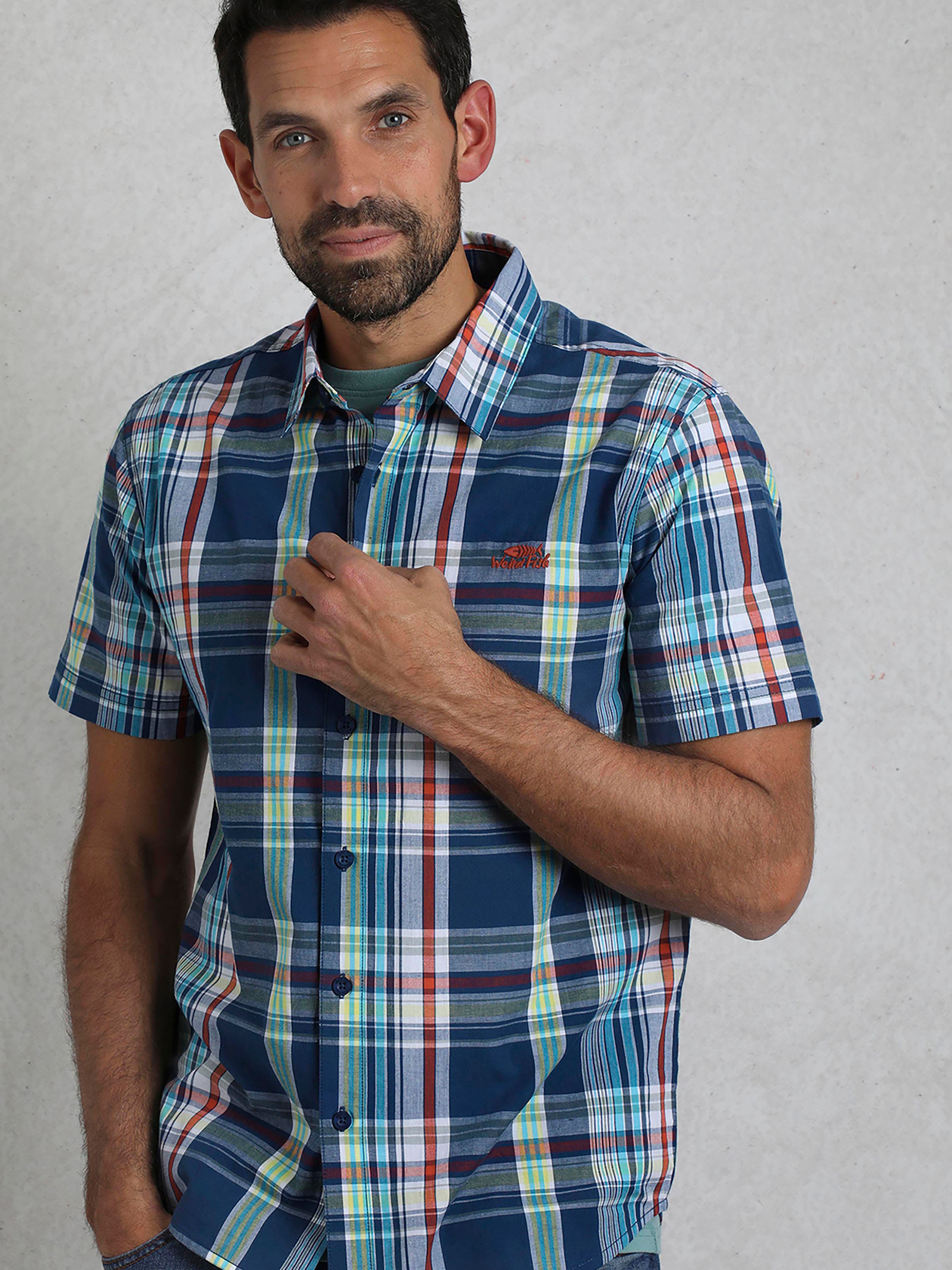 Judd Short Sleeve Check Shirt - image 5