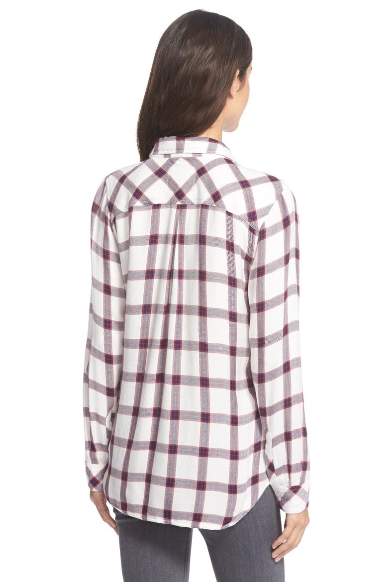 'Hunter' Plaid Shirt, Alternate, color, CREAM/ ROSE