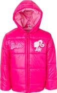 Barbie Hooded Puffer Jacket