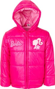 Barbie Hooded Puffer Jacket