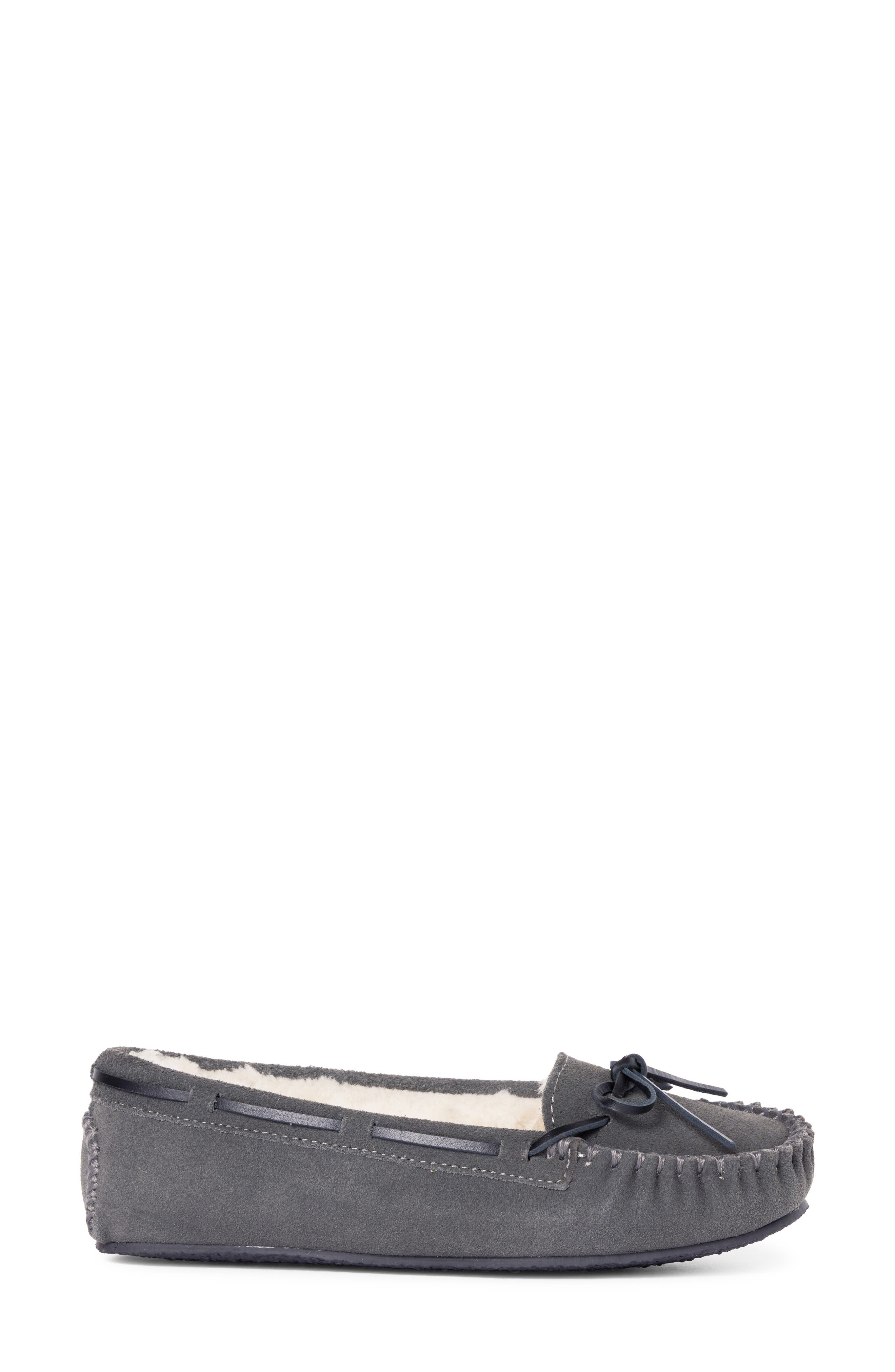 Cally Slipper, Alternate, color, GREY SUEDE