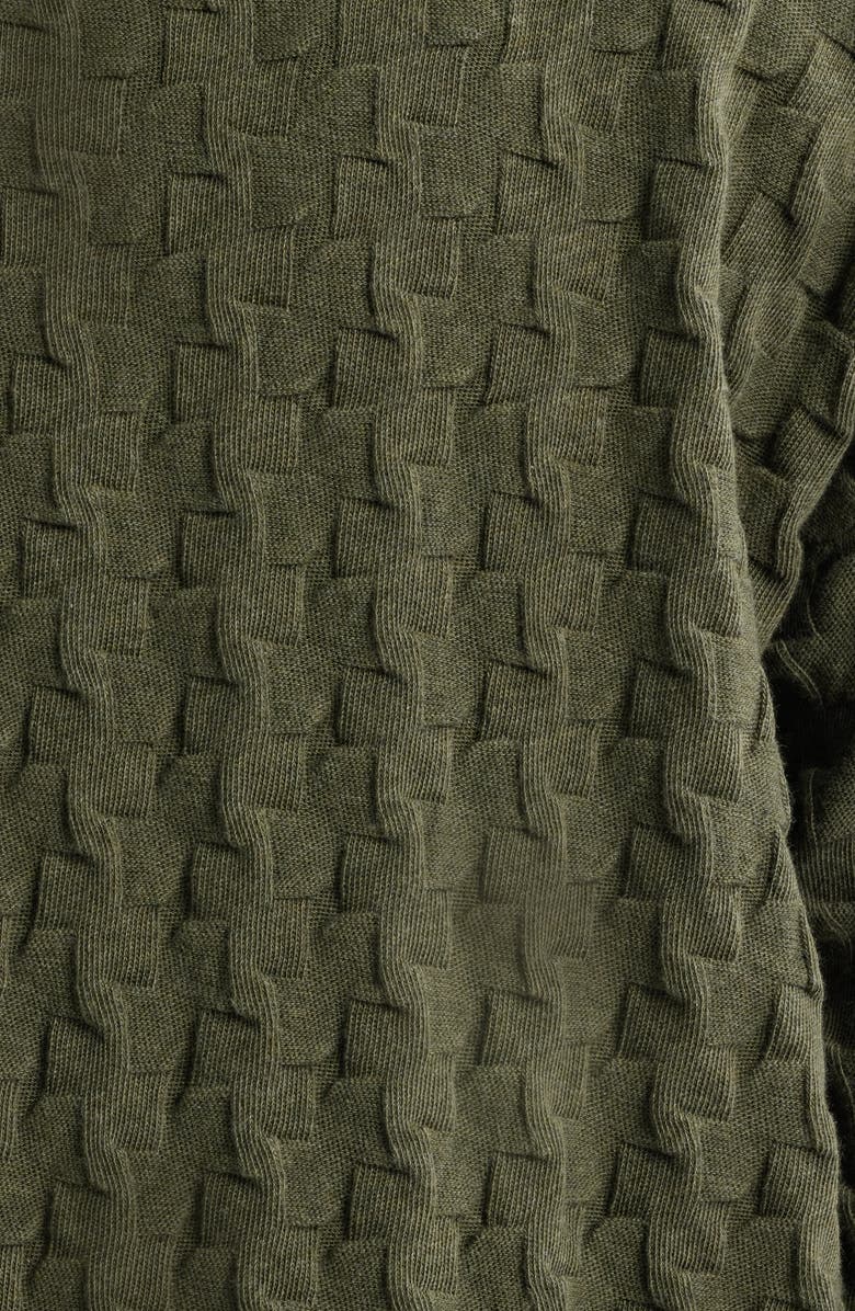 MARGARET O'LEARY 3-D Open Cotton Cardigan, Alternate, color, 