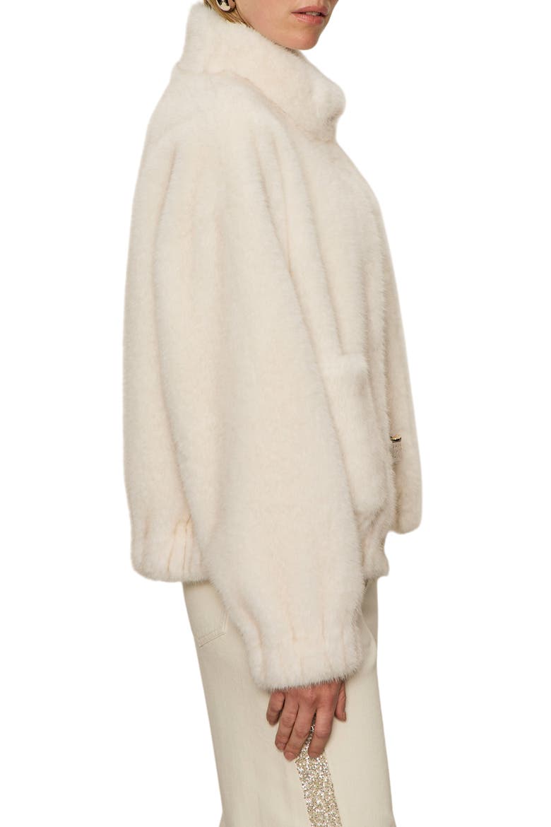 Coco Faux Fur Jacket, Alternate, color, ALMOND CREAM