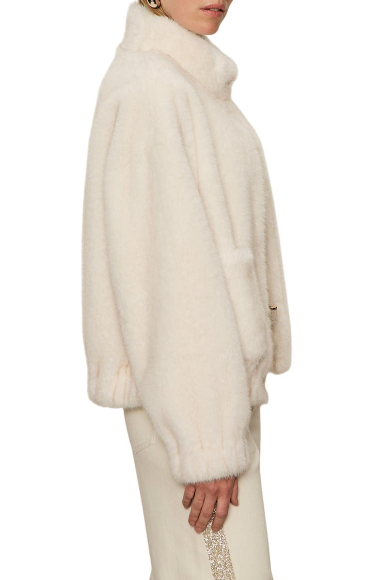Sanctuary Coco Faux Fur Jacket, Alternate, color, Almond Cream