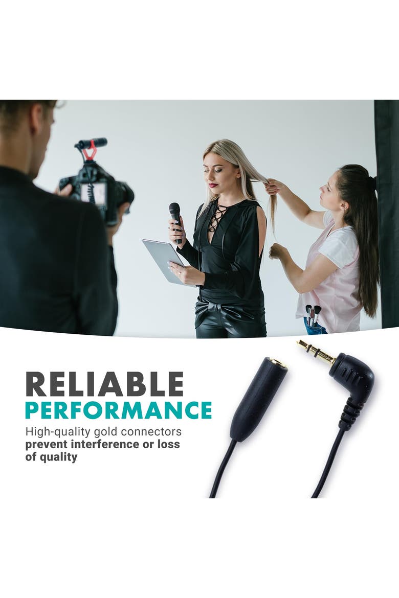MC4 TRRS to TRS Adapter - 3.5mm Microphone Adapter Cable, Alternate, color, Black