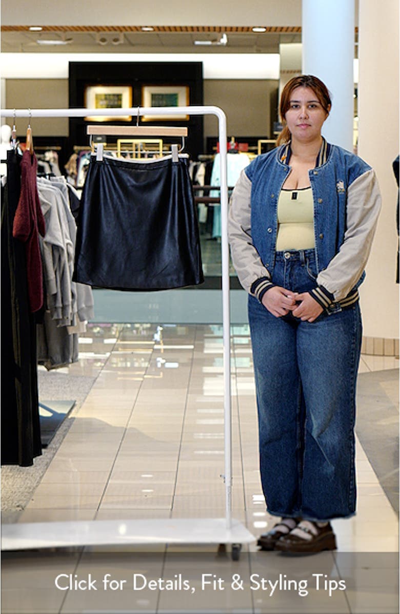 Faux Leather Miniskirt, sales video thumbnail