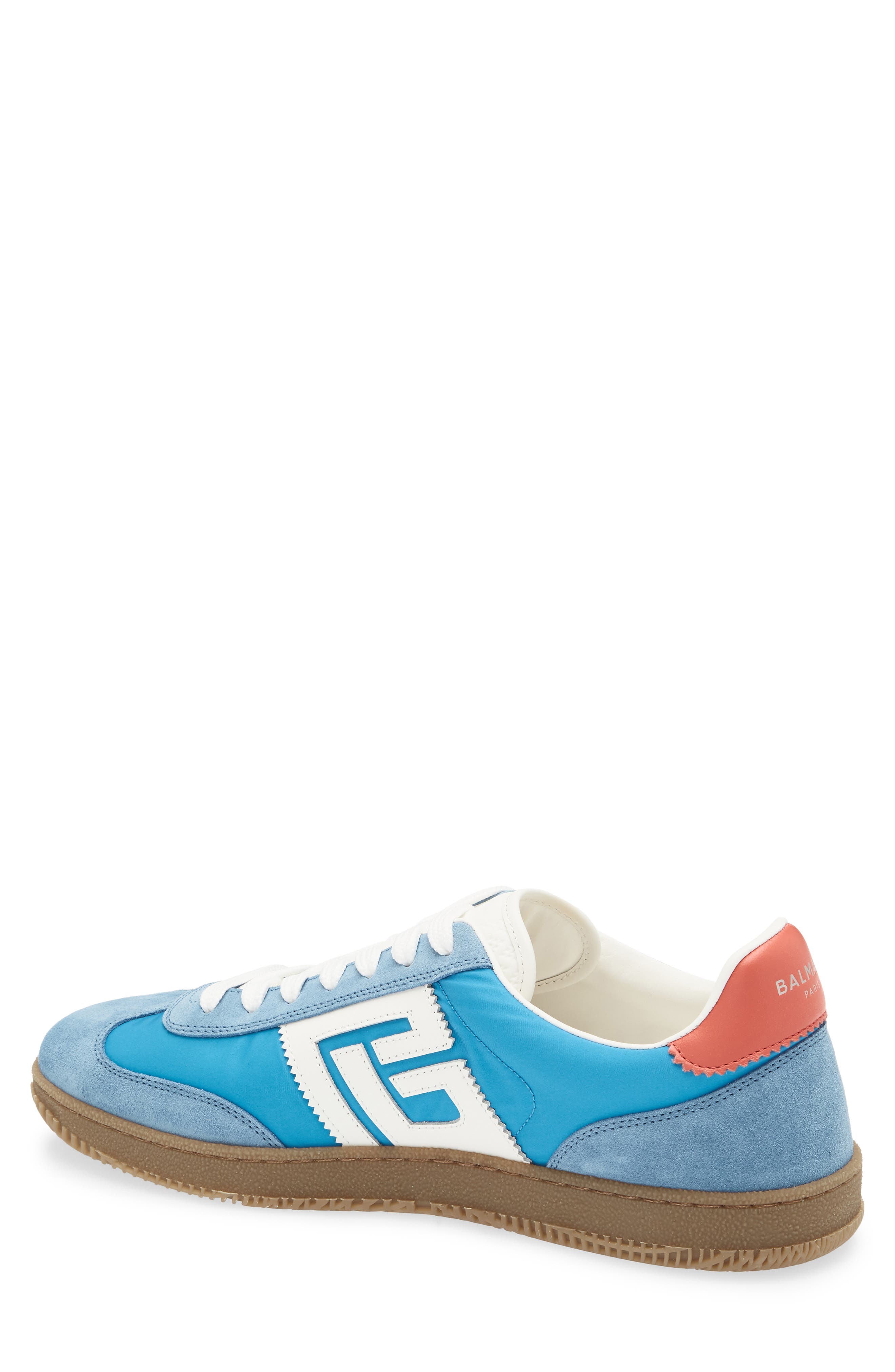 Balmain Swan Low Top Sneaker, Alternate, color, 