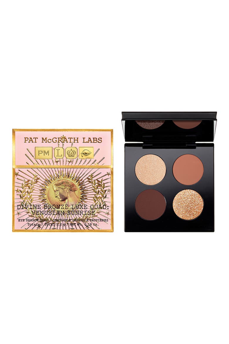 Divine Bronze Luxe Quad: Venusian Sunrise Eyeshadow Palette, Main, color, VENUSIAN SUNRISE
