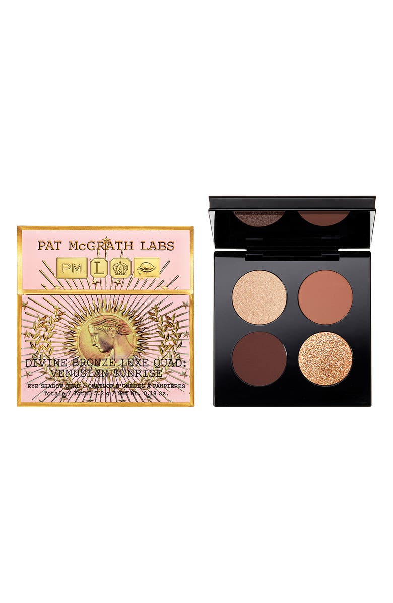 PAT McGRATH LABS Divine Bronze Luxe Quad: Venusian Sunrise Eyeshadow Palette, Main, color, Venusian Sunrise