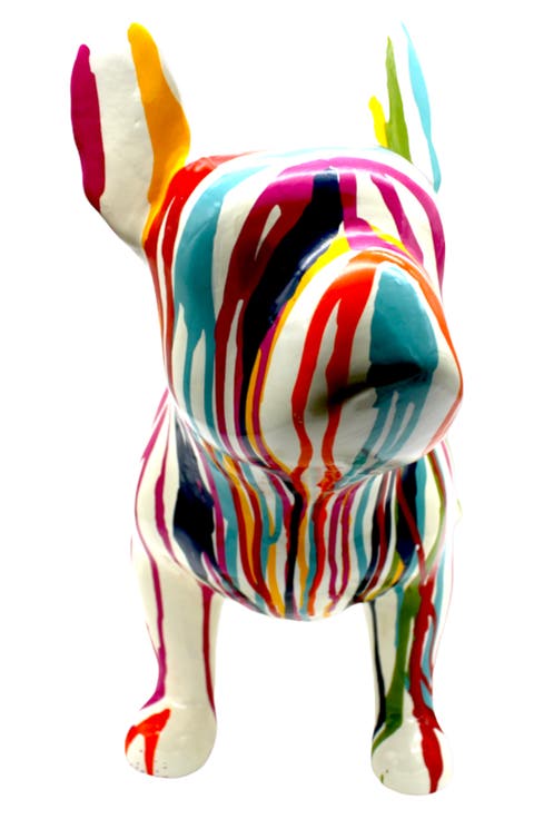 17.5-Inch Graffiti Pup French Bulldog Statue
