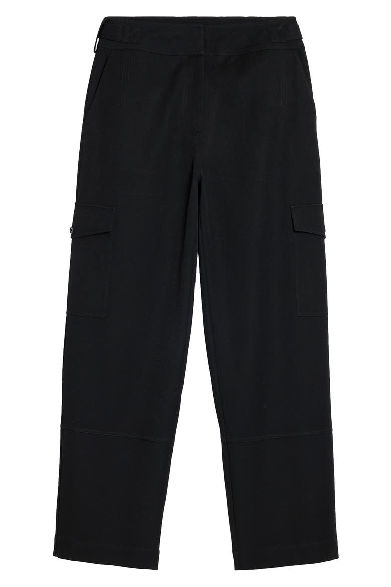 Wide Leg Cargo Pants, Alternate, color, BLACK