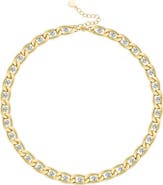 Mazin Jewels Chain Link Necklace