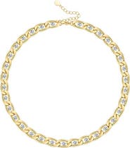 Mazin Jewels Chain Link Necklace