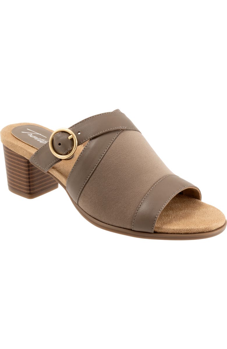 Trotters Mitzie Slide Sandal, Main, color, Taupe