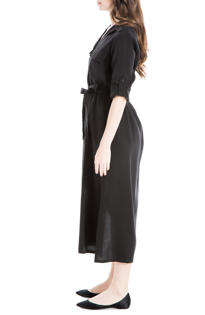 MAX STUDIO Roll Sleeve Utility Maxi Shirtdress, Alternate, color, 