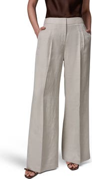 Donna Karan New York High Waist Wide Leg Pants