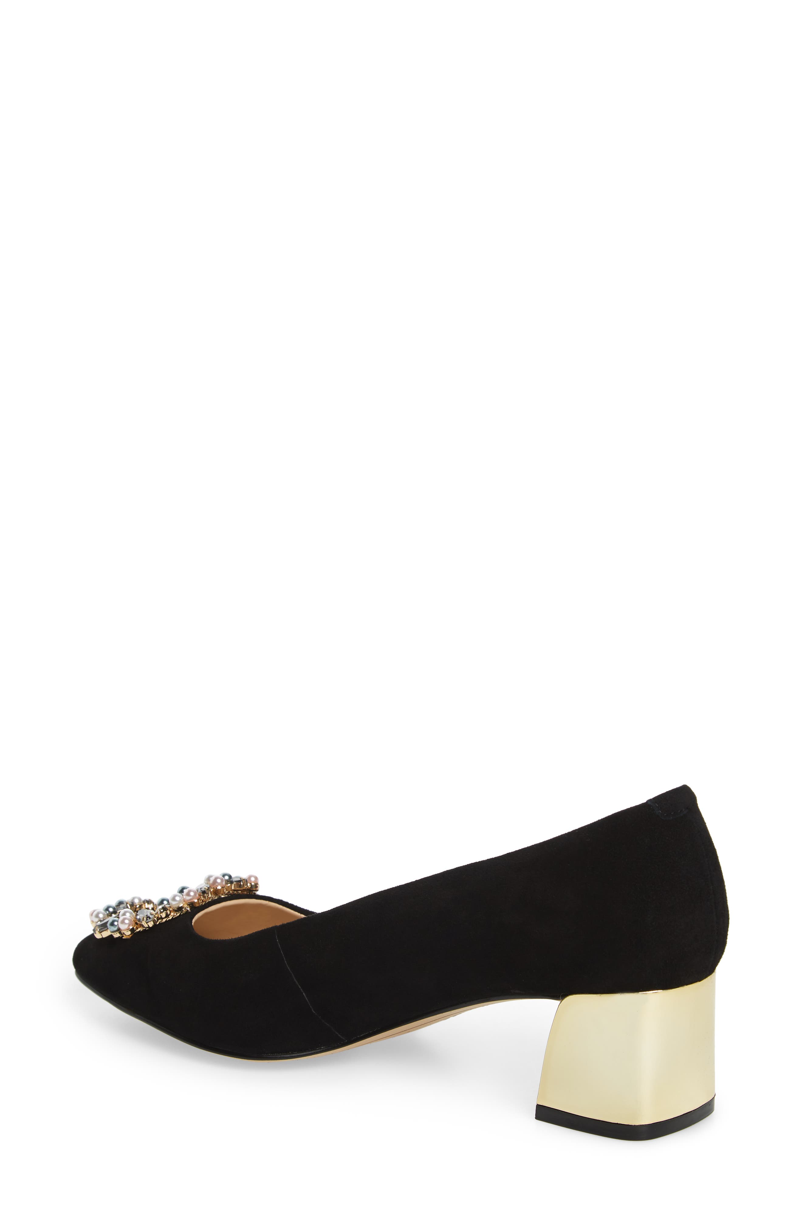 KARL LAGERFELD PARIS Hadley Embellished Pump, Alternate, color, 