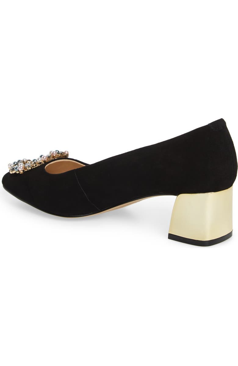 KARL LAGERFELD PARIS Hadley Embellished Pump, Alternate, color,
