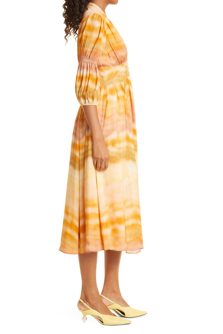 Willow Button Front Dress, Alternate, color, DUSTY DYE