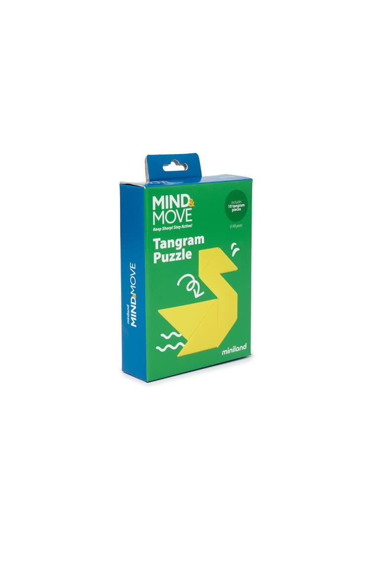 Tangram Puzzle, Main, color, Blue-Green Multi