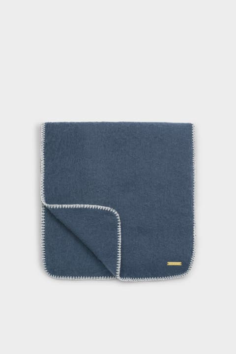 Whipstitch Scarf in Navy