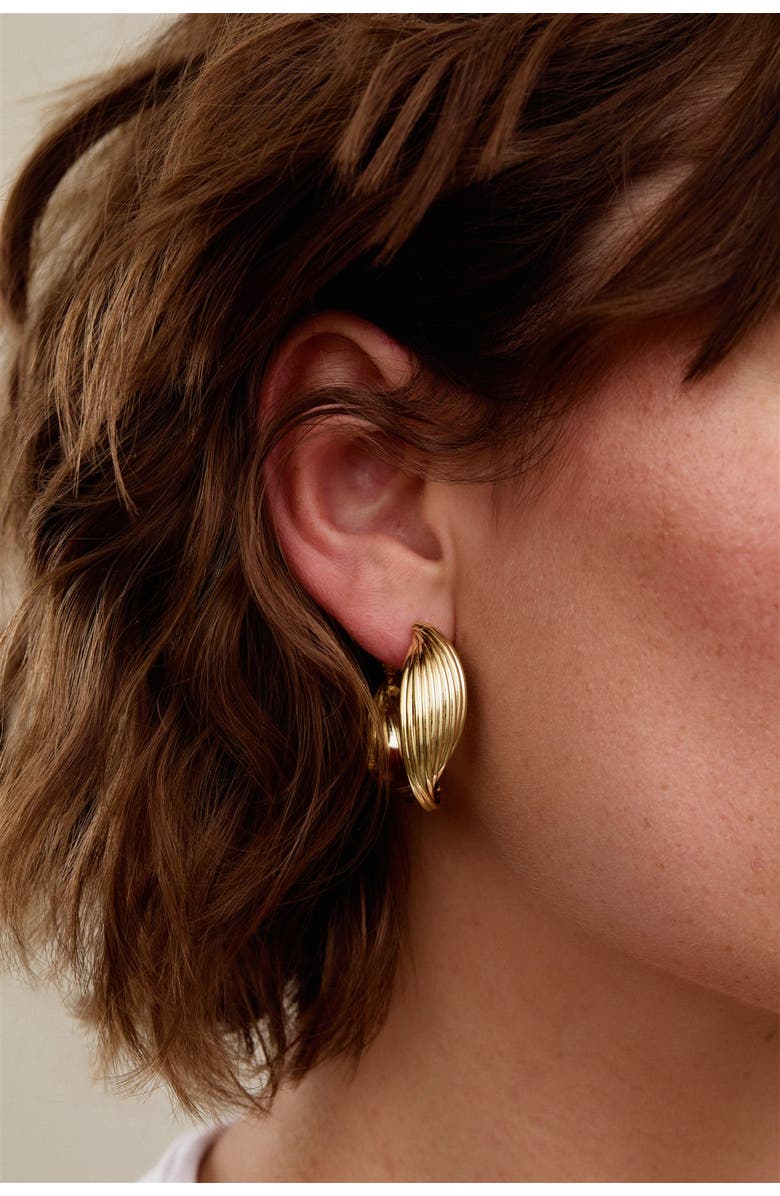 Set & Stones Lana Hoops, Alternate, color, Gold