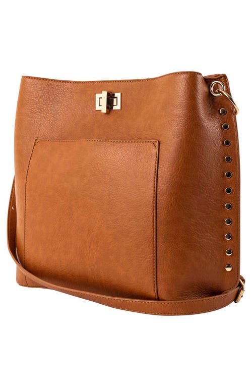 Urban Originals Triangle Vegan Leather Tote In Tan