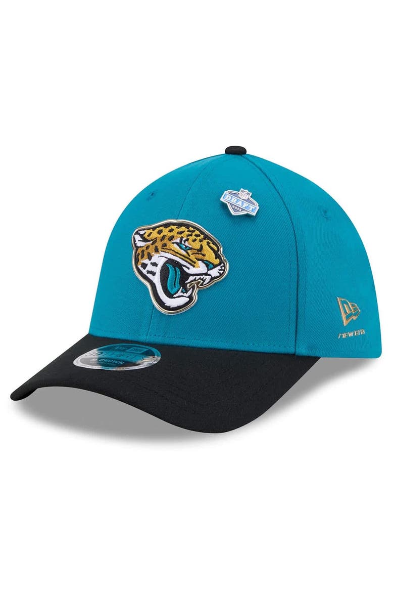 Men's New Era  Teal/Black Jacksonville Jaguars 2026 NFL Draft 39THIRTY M-Crown Flex Hat, Main, color, Teal