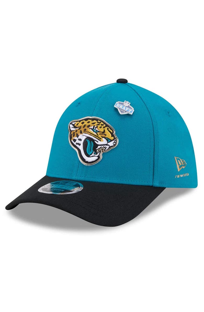 New Era Men's New Era Teal/Black Jacksonville Jaguars 2026 NFL Draft 39THIRTY M-Crown Flex Hat, Main, color, Teal