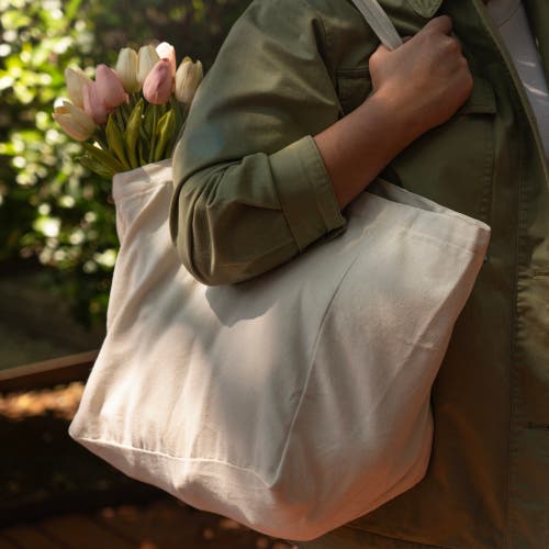 Twine Canvas Grocery Tote 8.3 Gallon In Brown