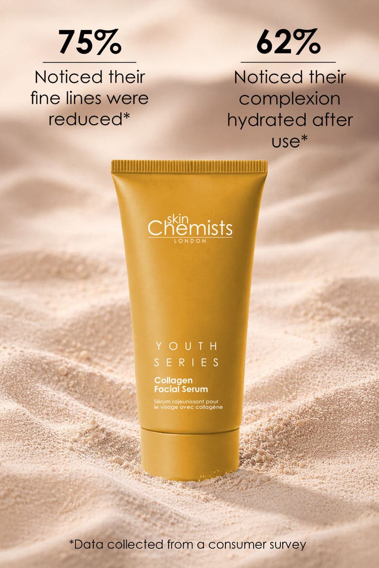 Youth Series 2% Collagen Facial Serum 30ml for Loss of Firmness, Anti-Aging, Alternate, color, White