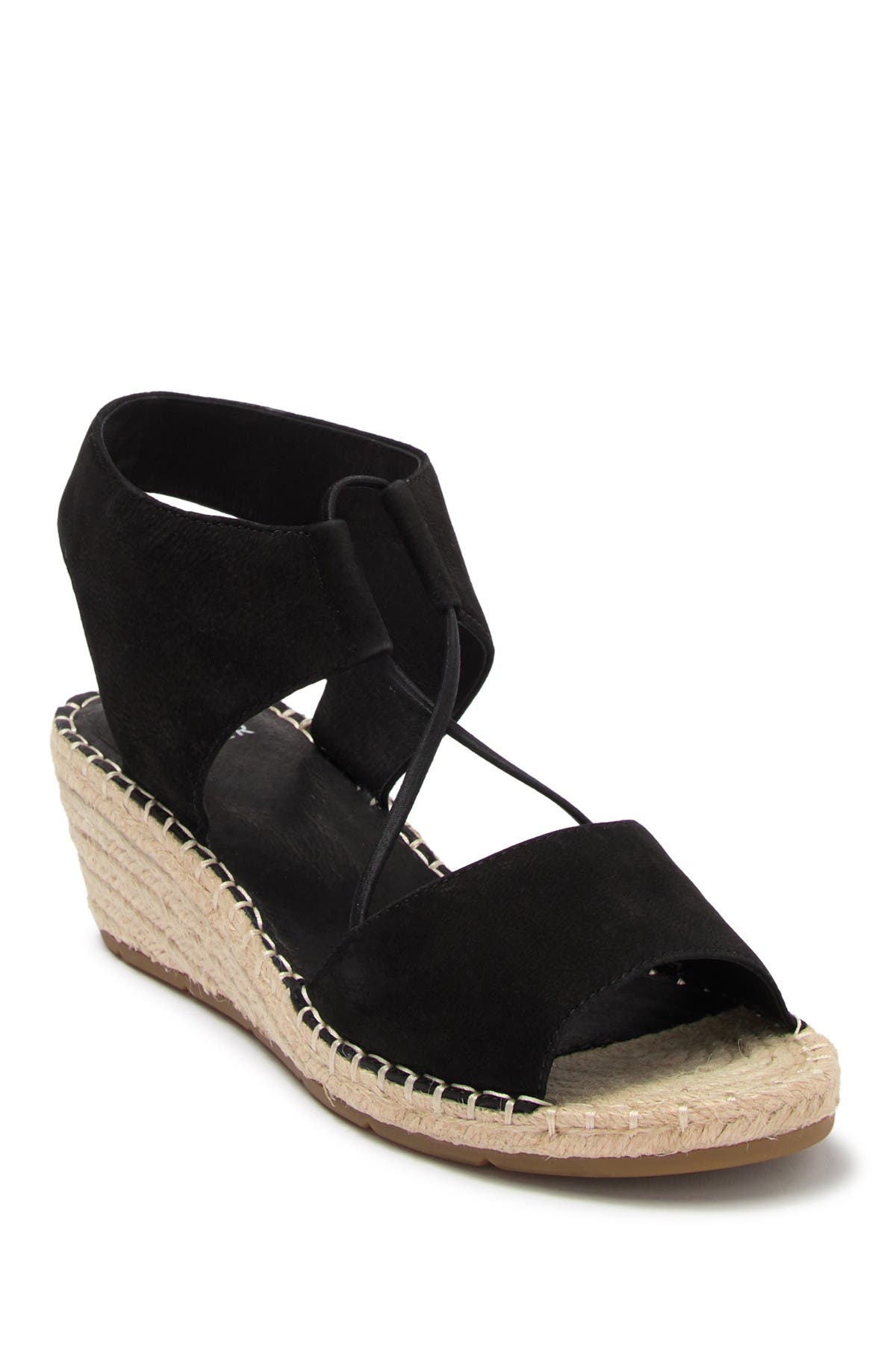 Eileen Fisher Agnes Espadrille Suede Wedge Sandal, Main, color, 