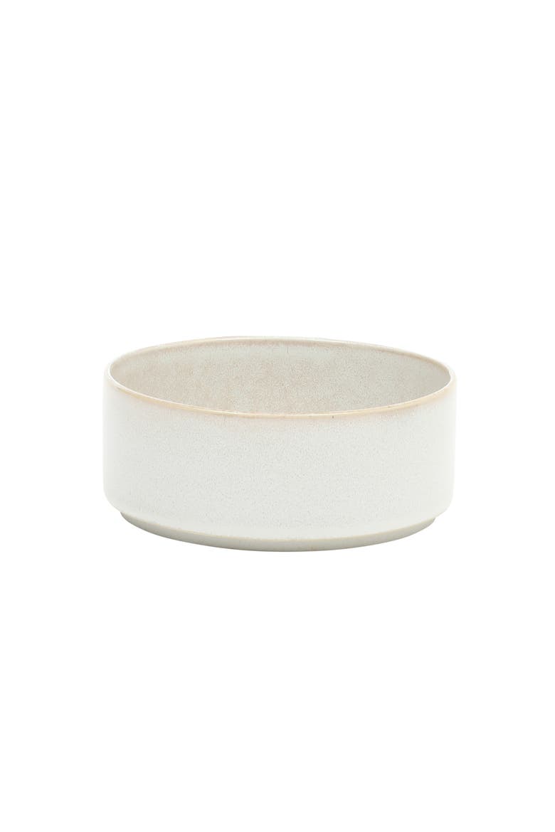 Echo Bay 12-Piece Reactive Glaze Porcelain Dinnerware Set, Alternate, color, Linen