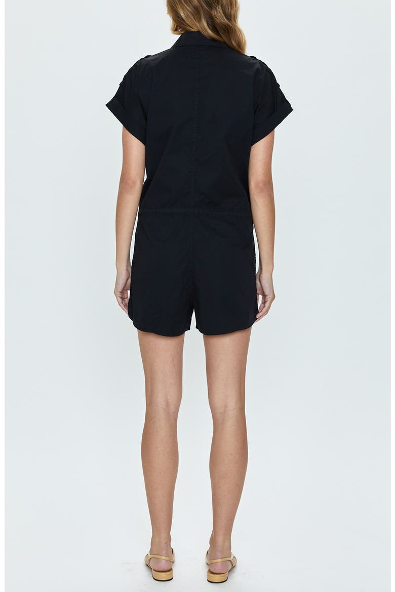 Meg Zip Romper, Alternate, color, FADE TO BLACK