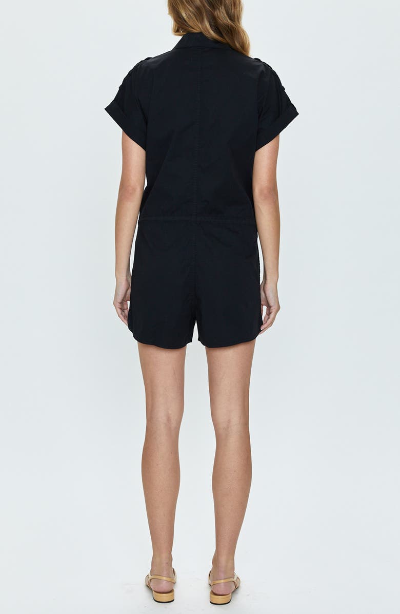 Pistola Meg Zip Romper, Alternate, color, Fade To Black
