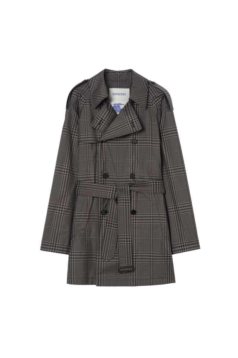 Mid-length Silk Leadenham Trench Coat, Alternate, color, Concrete grey