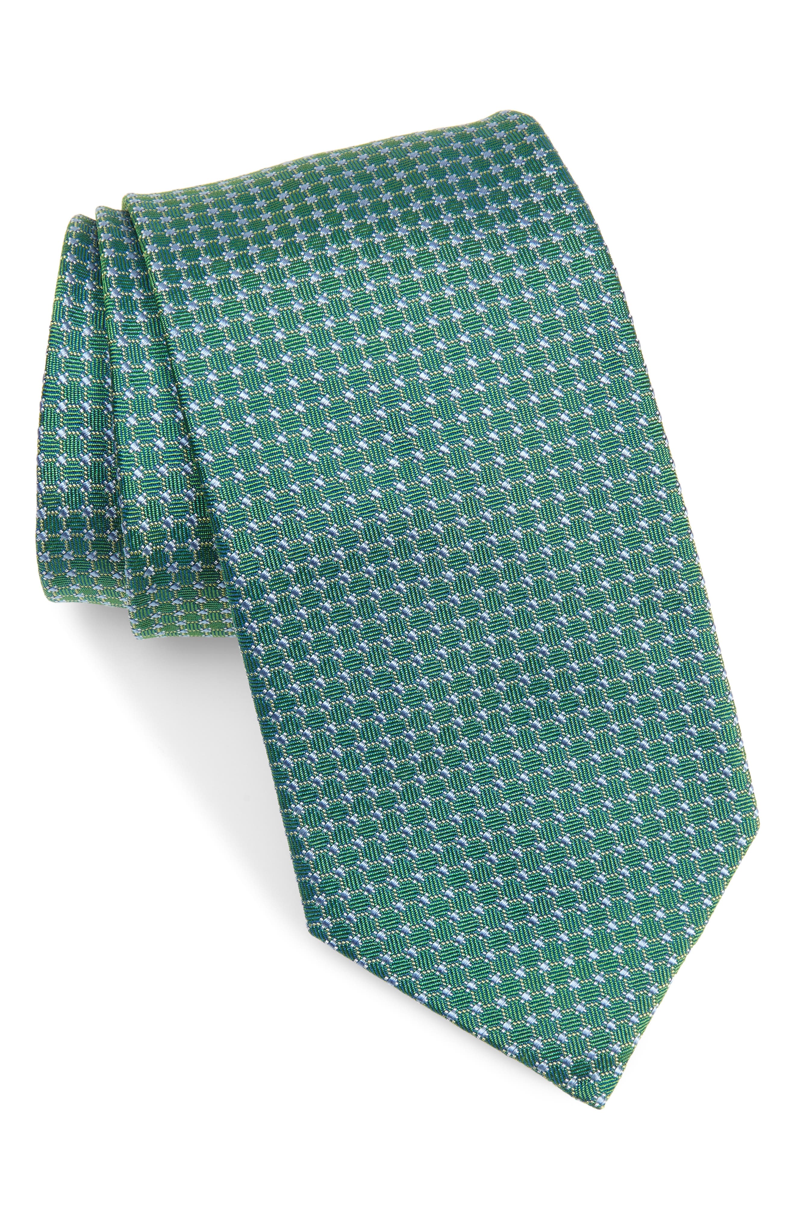 David Donahue Microdot Silk Tie (Men) | Nordstromrack