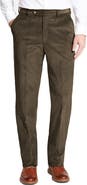 Berle Luxury Italian Corduroy Flat Front Pants