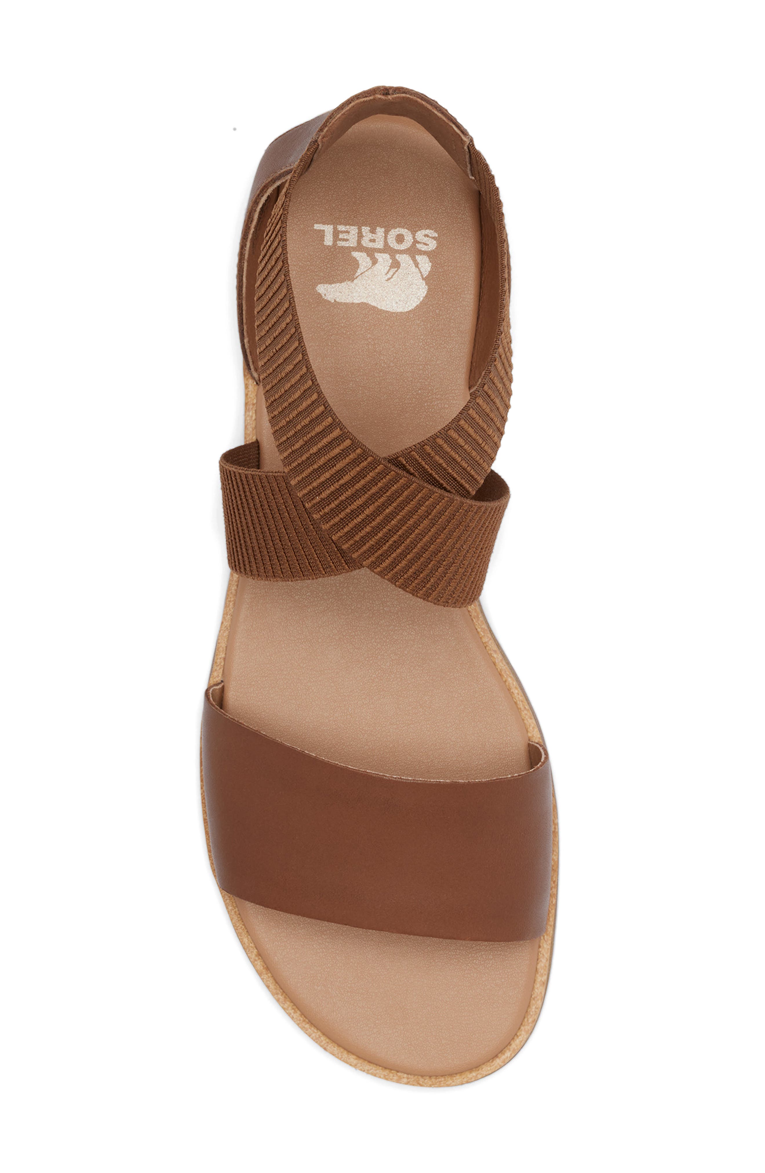 SOREL Ella III Sandal, Alternate, color, Velvet Tan/ Gum 2