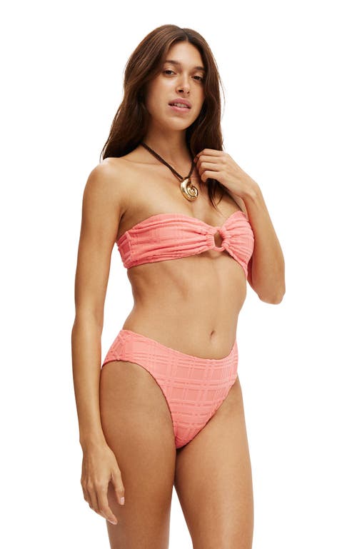 COTTON ON BODY RING BANDEAU ONE PIECE BRAZILIAN 