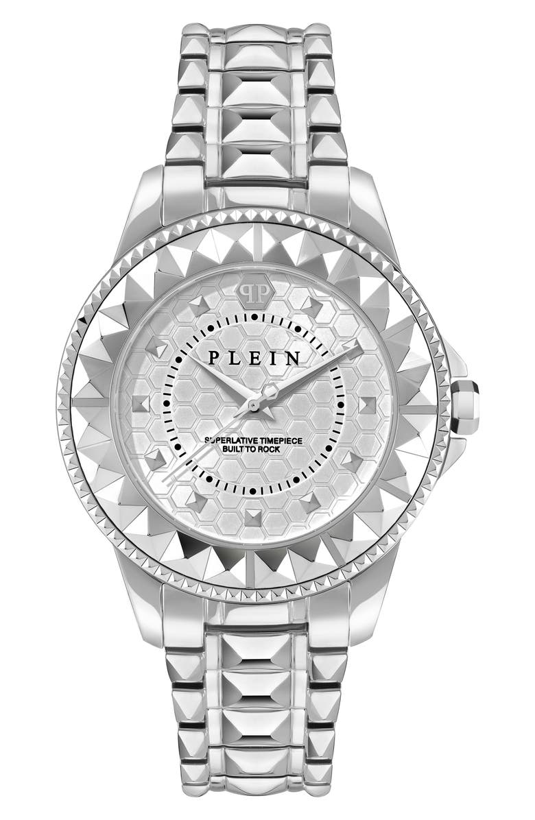 PHILIPP PLEIN Rock Bracelet Strap Watch, 38mm, Main, color, Stainless Steel