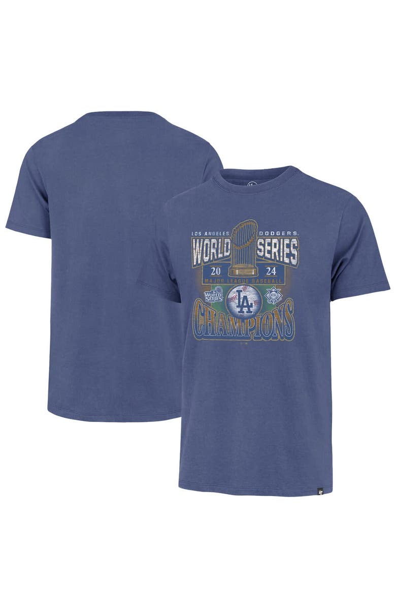 '47 Men's '47 Royal Los Angeles Dodgers 2024 World Series Champions Big & Tall Franklin T-Shirt, Main, color, 